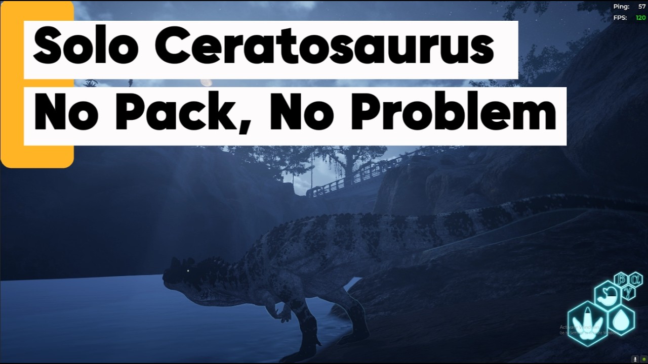No Pack, No Problem: Solo Ceratosaurus Survivor | The Isle Evrima
