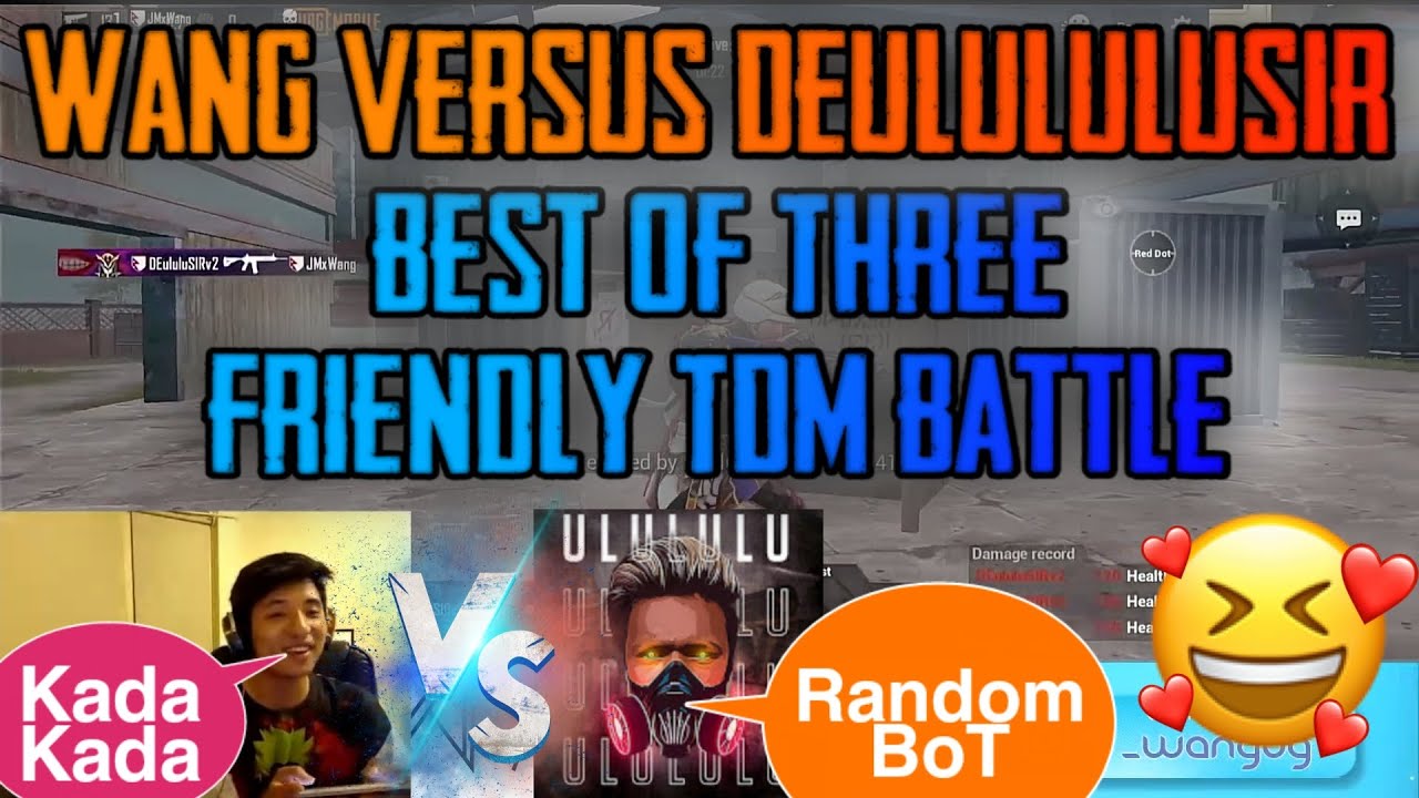 Wang Versus DEulululuSIR 😍 || BEST OF THREE FRIENDLY TDM BATTLE 🤩 || PUBGM NEPAL - GAURABYT ||