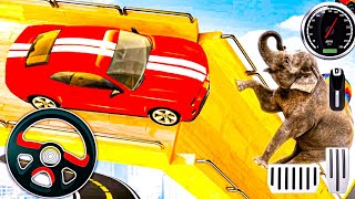 Oil Tanker Trucks Mega Ramp Racing - Vertical Impossible Stunts Tracks 3D - Android Game Play KEPB screenshot 3