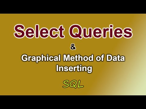 Select Queries and Graphical Method in SQL | DBMS Question Set 08 | #Kusal_Gunawardana