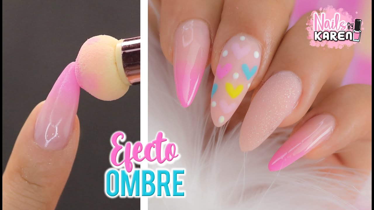 EFECTO OMBRE en UÑAS POSTIZAS | Fácil de Realizar - thptnganamst.edu.vn