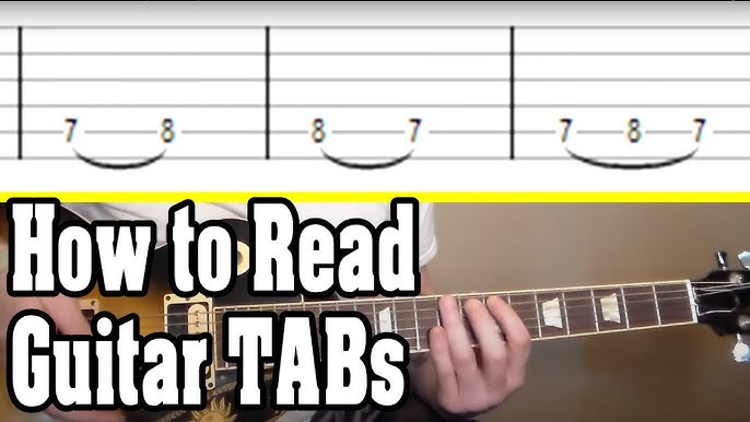 For guitar with tab