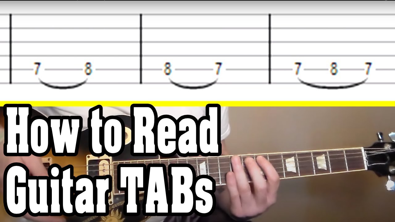 How To Read Guitar Tabs (Tablature)