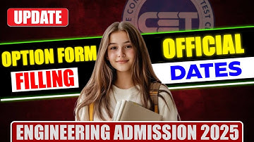 कॅप राऊंड 1 ऑप्शन फॉर्म तारीख | Engineering Cap Round 1 2025 Timetable