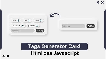 Tags Generator HTML CSS JAVASCRIPT | amanselfcoder