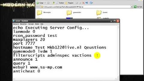 Samp server Setup TuT