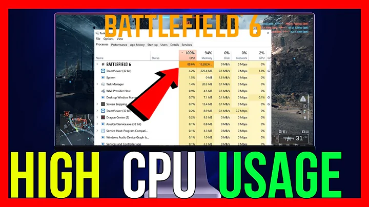 How to FIX Battlefield 6 High CPU Usage (100% USAGE)