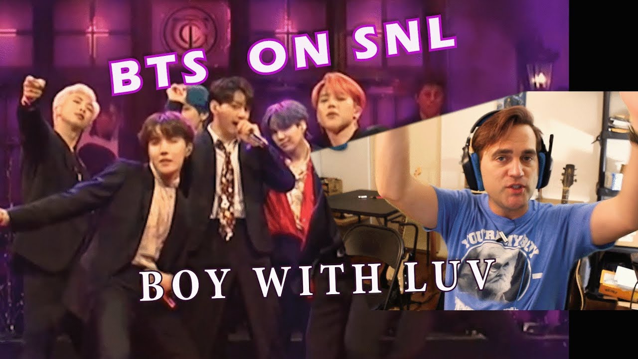 Ellis Reacts #407 Guitarist Reacts To Bts - Boy With Luv // Snl //  Classical Musicians React To Kpop - Youtube