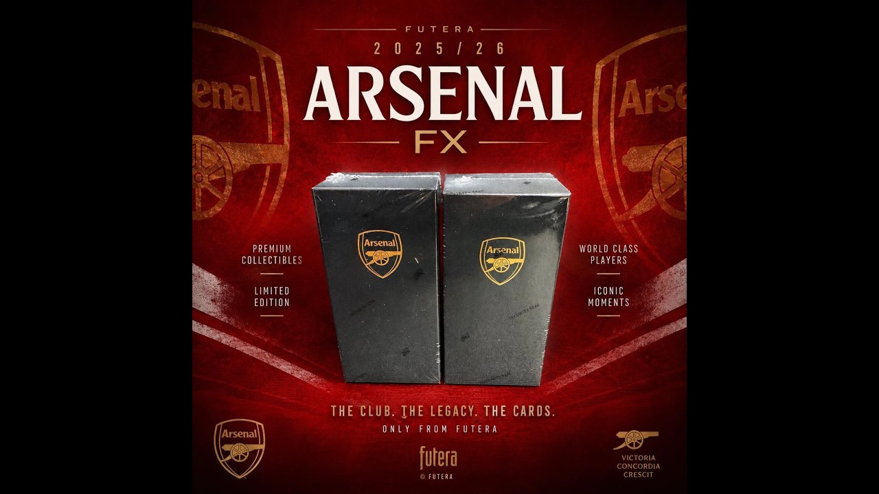 GB5328 SOCCER 2026 FUTERA FX ARSENAL PACK RANDOM #1 - YouTube