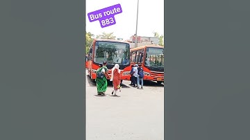 Uttam Nagar T Bus route no 883 By pass in DTC buses to Delhi