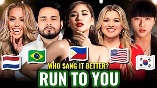 RUN TO YOU - Glennis Grace 🇳🇱, Morissette 🇵🇭, Kelly Clarkson 🇺🇲, Gabriel Henrique 🇧🇷, 🇬🇧, 🇰🇷 & more