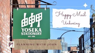 Yoseka Stationery- Happy Mail Unboxing