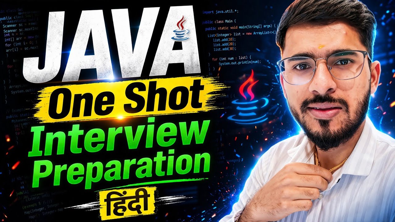 Java One Shot Interview Preparation in Hindi 🔥 | Complete Java Revision ...