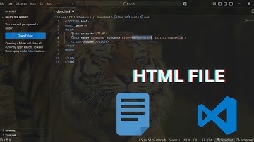 How To Create HTML File In Vs Code