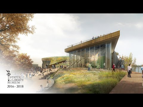 Statue of Liberty Museum Construction Time-Lapse 2016-2018