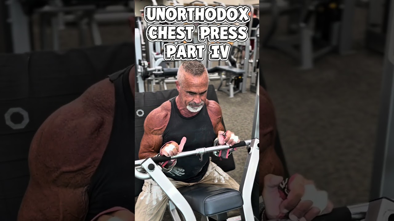 UNORTHODOX CHEST PRESS PART IV #chest #workout #motivation #muscle #workouttips