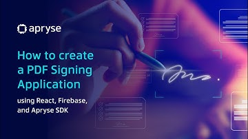 How to create a PDF Signing Application using React, Firebase, and Apryse SDK