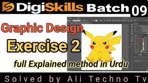 Graphic Design exercise 2 batch 9 | How to trace an image using illustrator