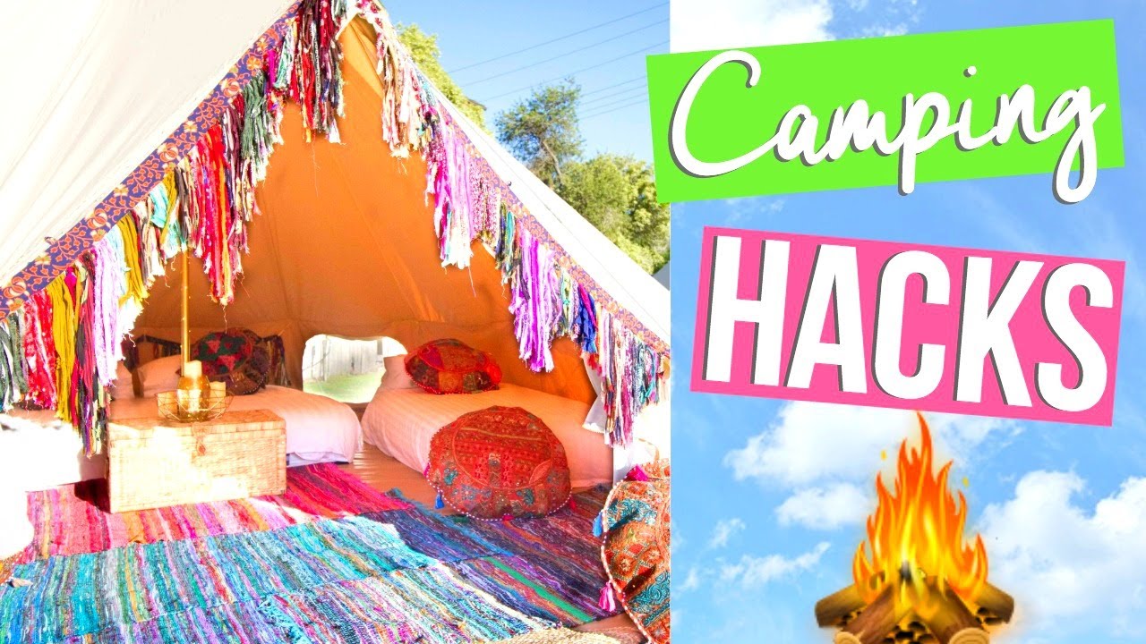 BEST CAMPING HACKS & TIPS! | SUMMER VACATION GUIDE 2017 | Page Danielle