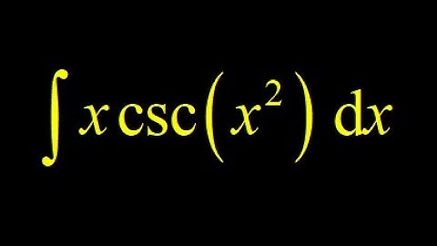 Integrate x*csc(x^2) using the chain rule backwards vs. formal u-substitution.