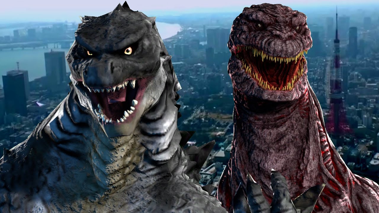 GODZILLA vs SHIN GODZILLA RAP BATTLE YouTube