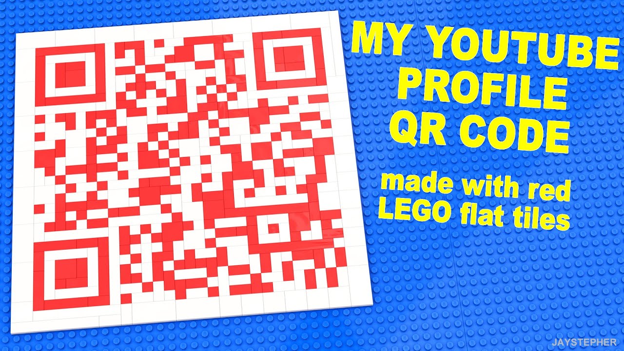 My YouTube Profile QR Code in LEGO YouTube