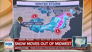 Major Winter Storm Now Working South Toward Arkansas, Oklahoma screenshot 2