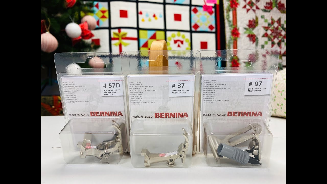 Gina's Pro Tips Bernina Foot 37, 57D, and 97 YouTube