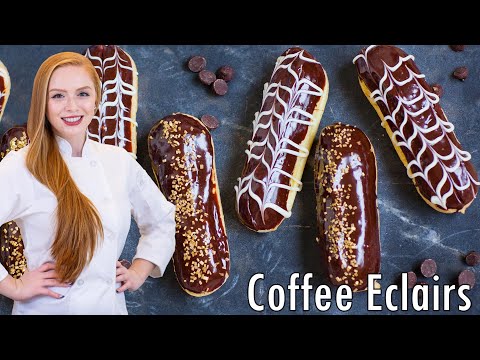 ვიდეო: Eclairs კრემით შოკოლადის მინანქრით