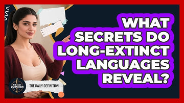 What Secrets Do Long-extinct Languages Reveal? - The Daily Definition