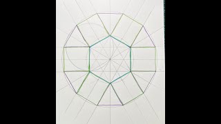 How to draw squares and triangles grid