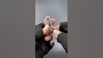 This the Ultimate Titanium EDC Carabiner? 🤔🔑#keychain #carabiner #edcessentials