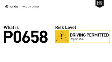 What is P0658 Engine Code [Quick Guide]