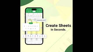 XLSX Sheets: Edit Spreadsheet | Create, Edit & View XLS Sheets