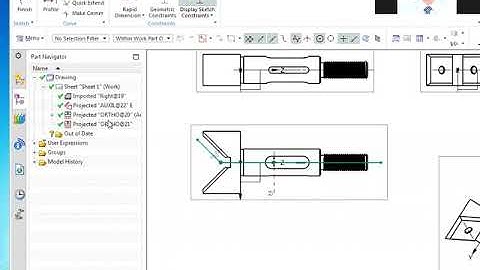 NX   DRAFTING 3  Section Line va Section view