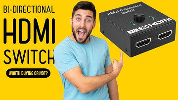 HDMI Bi-Directional Switch (2 in 1 Out) HDMI Splitter, 4k 2k HD 1080P (One monitor 2 CPU