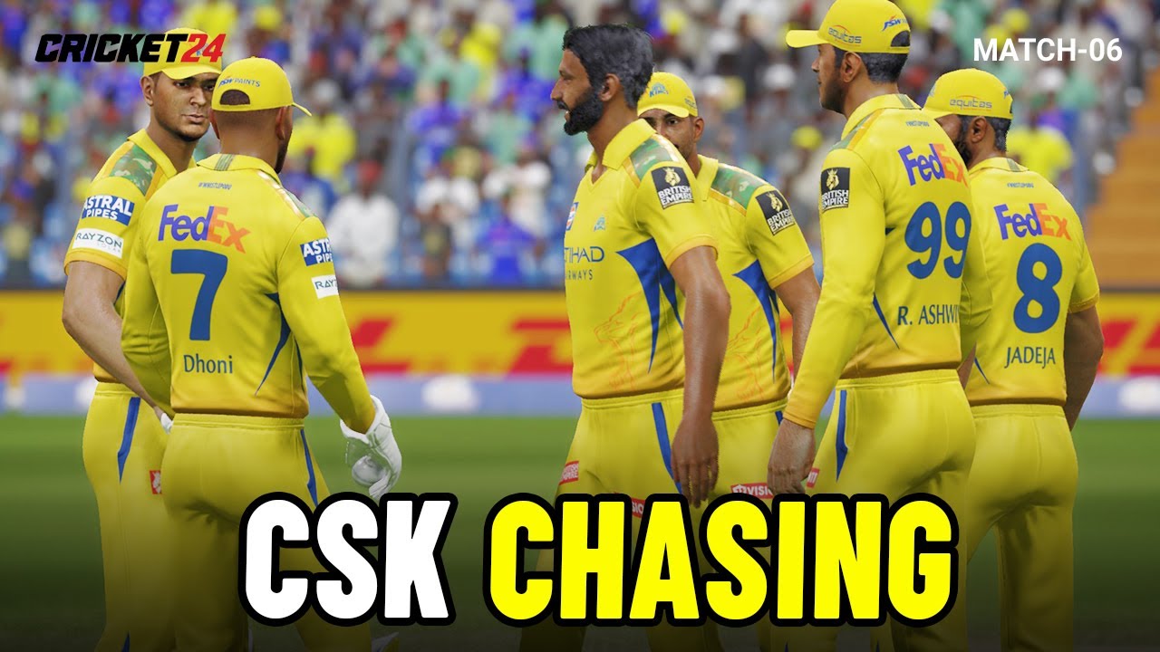 SRH Runs Chasing the CSK | Cricket 24 Gameplay | IPL T20 Games | Match ...