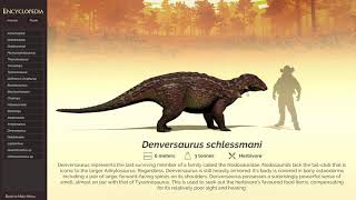 Saurian - All Dinosaurs & Plants Encyclopedia Entries