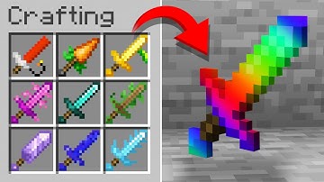 Minecraft but there are Custom Swords…