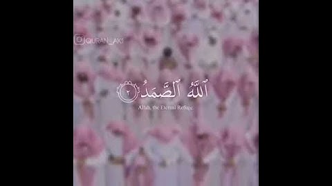 سوره الاخلاص الشيخ ياسر الدوسري