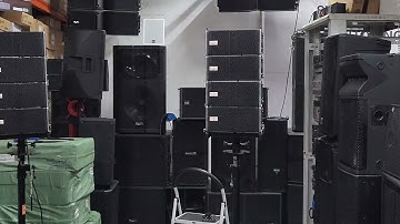 EXXO Professional MLA 186 Micro Line Array System | DigiPro WV215 Digital mixing console.
