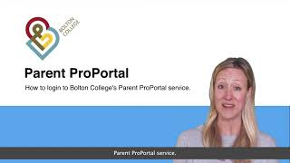 Bolton College's ProPortal service for parents