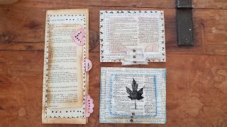 Junk Journal ~ Using Up Book Pages  Ep 8 How to Make a Book Page Layer Cake The Paper Outpost :)