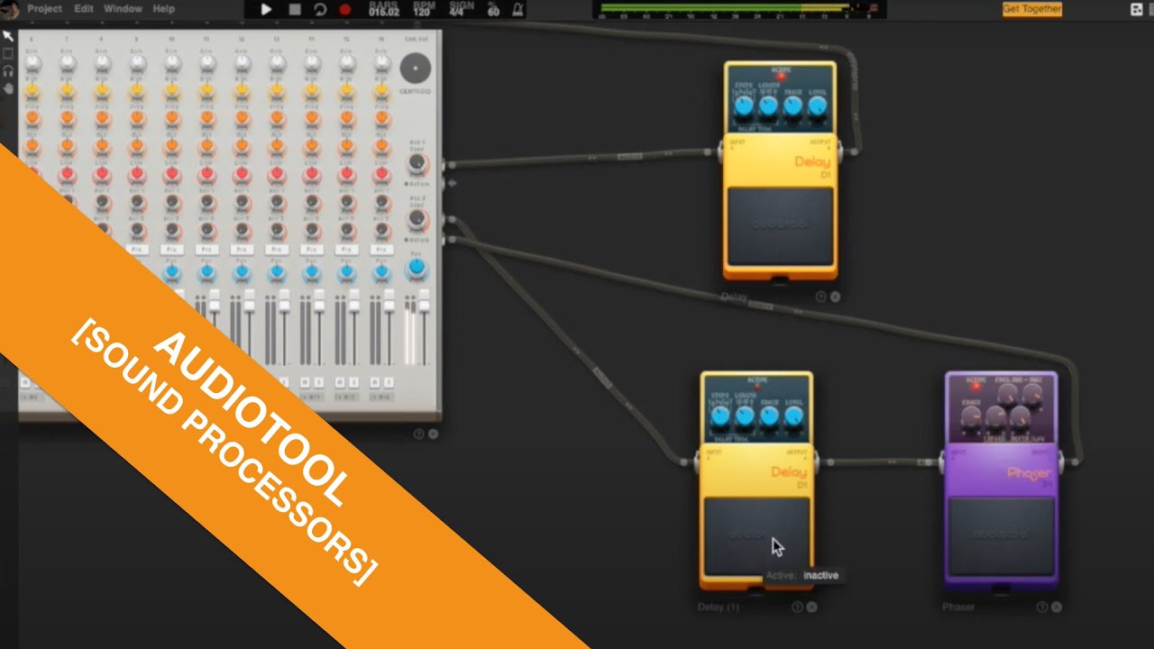 Audiotool Tutorial in English. 2nd Lesson [ Sound Processors ] - YouTube