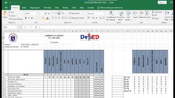 AUTOMATED e-Class Record (New Normal) for ALL SUBJECTS with Mastery Level