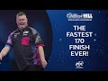 Evans wins with a 170  201920 william hill world darts championship