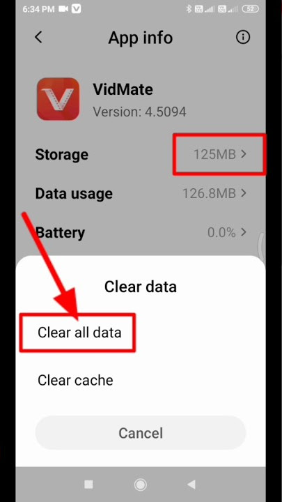 How to  clear cached data vidmate 😱 #youtube 😱 #shorts #videos #viral #trending #impossible 😱