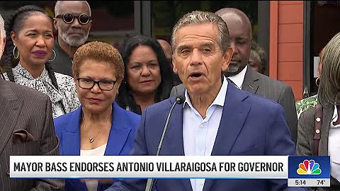 Current LA mayor endorses former LA mayor for California governor