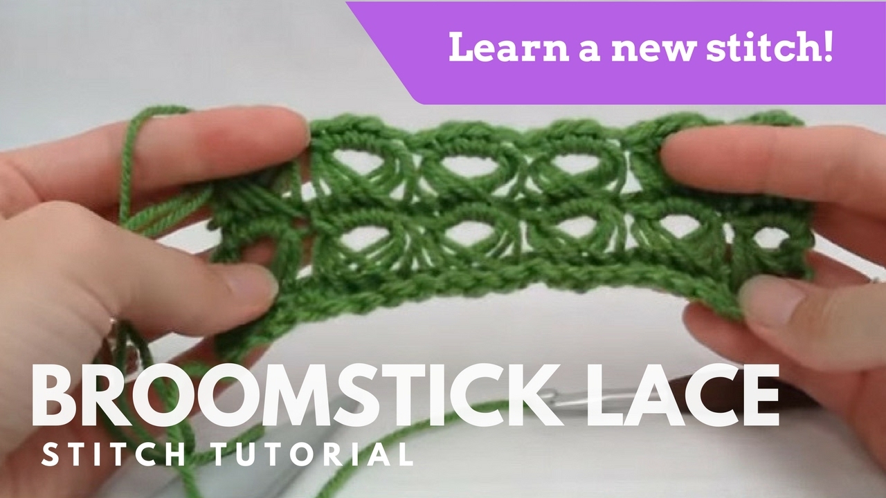 Broomstick Lace in the Thick and Thin of It - Yarn Substitution