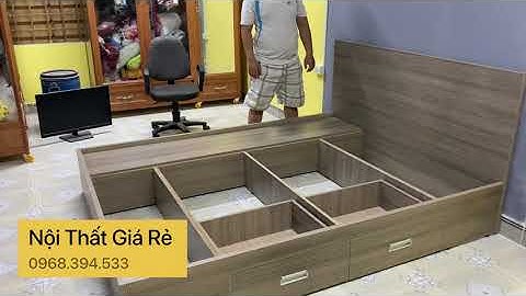 Giường ngủ mdf - giường ngủ chung cư